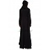 Classic Black full flare Abaya with belt